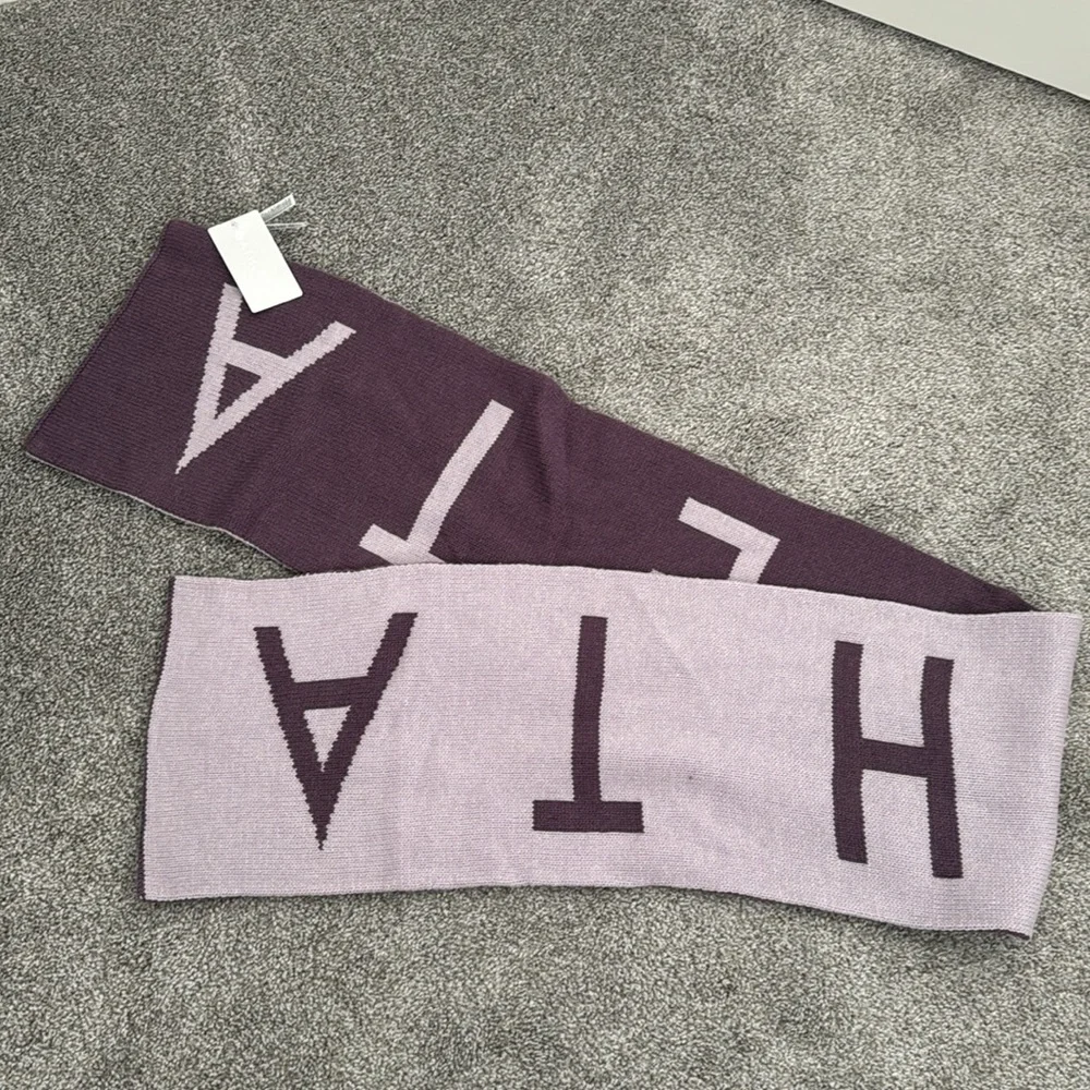 Athleta | Wool-Cashmere blend Daily Knit Scarf | Purple